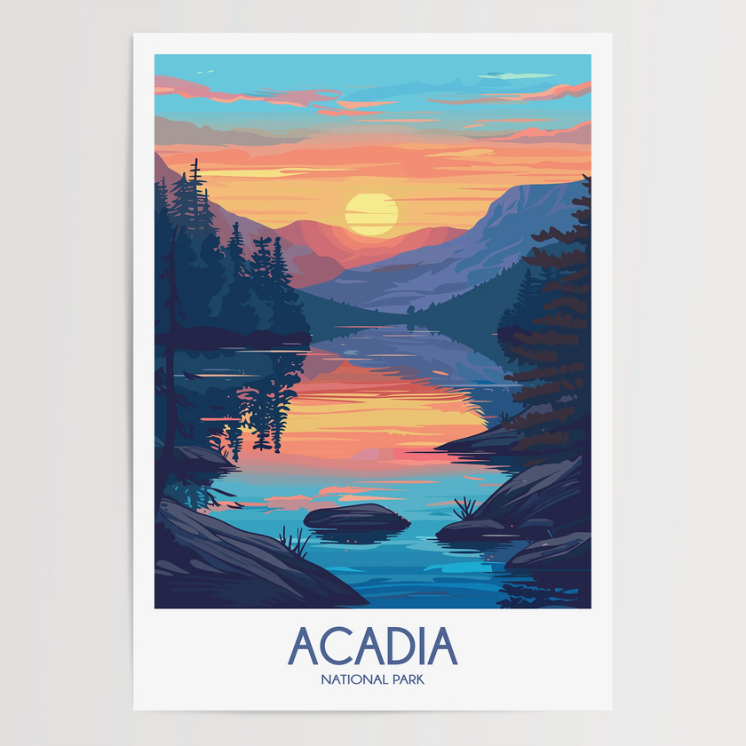 Acadia Destination Art Gift