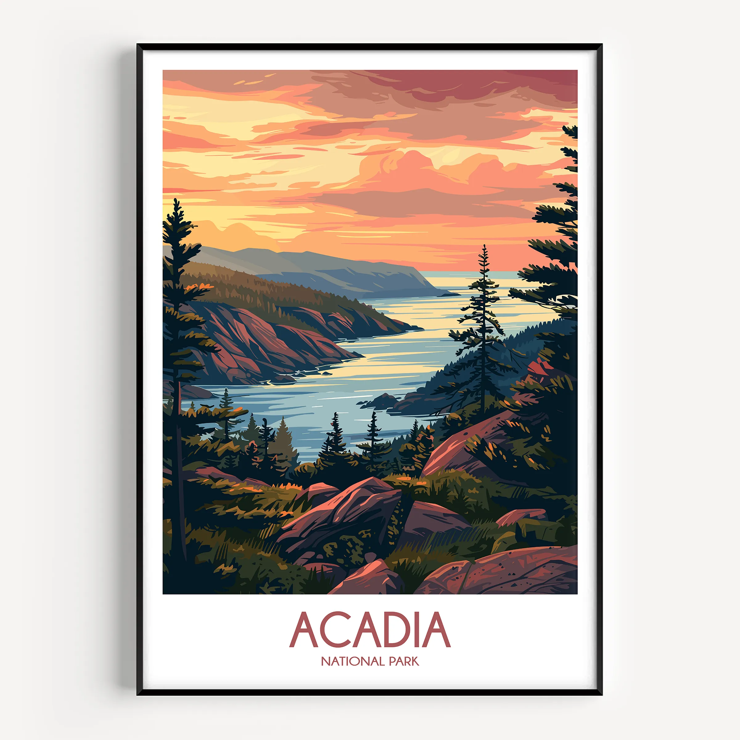 Acadia Destination Art Gift