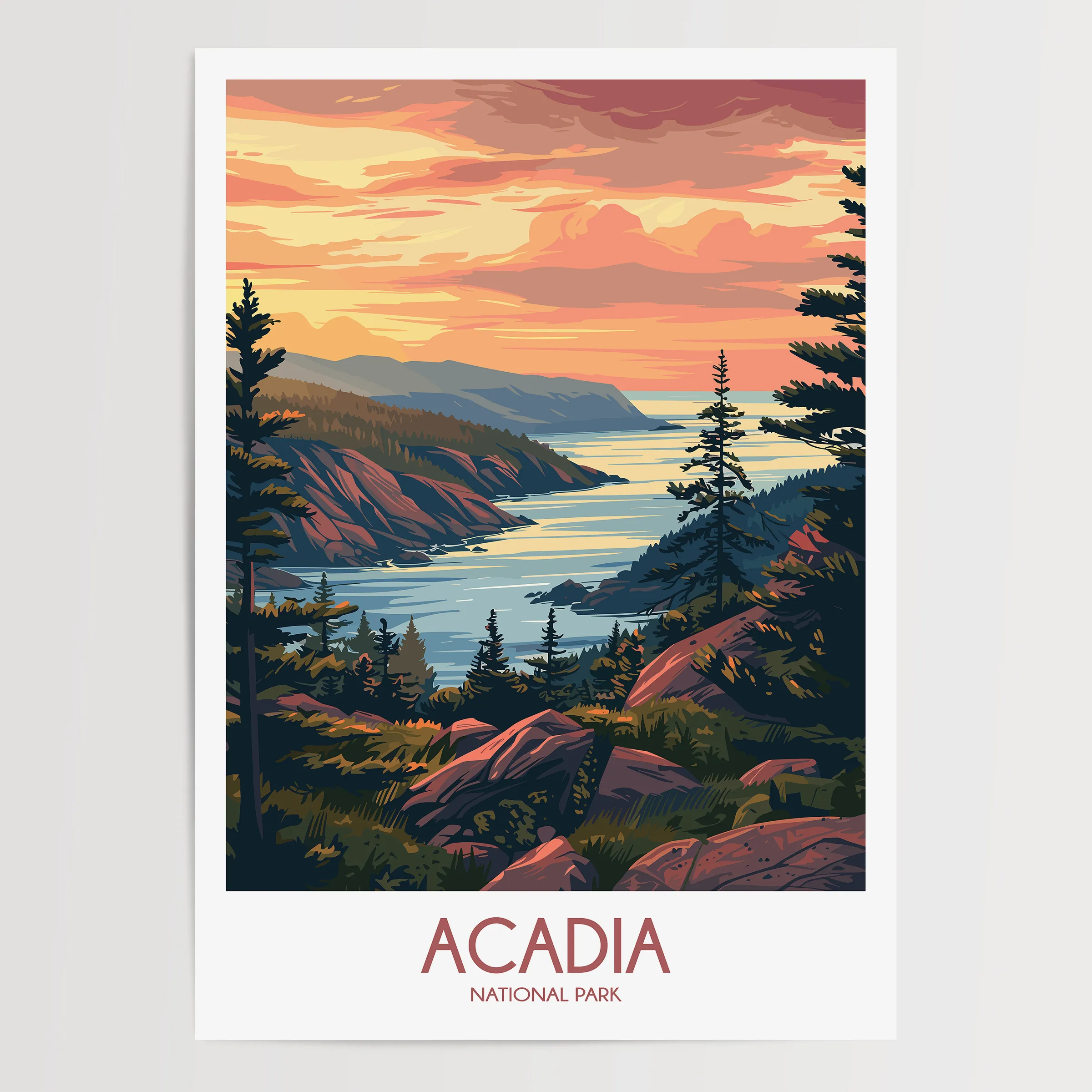 Acadia Home Office Decor