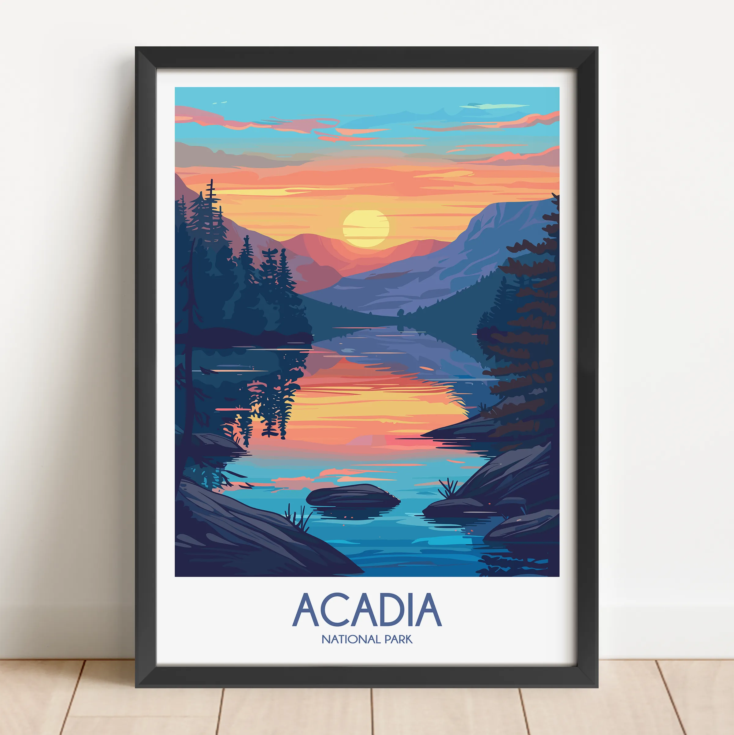 Acadia Minimalist Wall Art