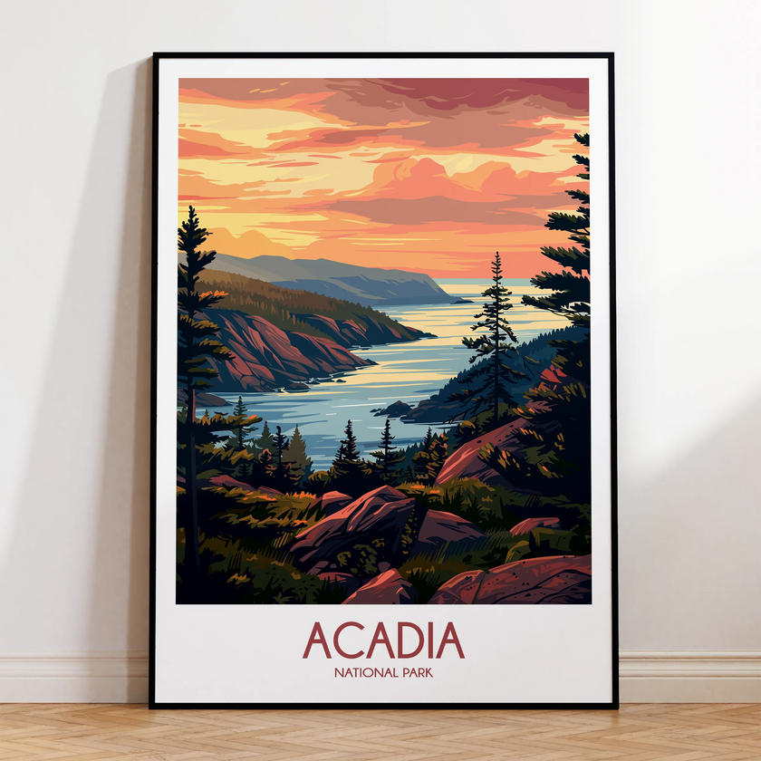 Acadia Scenic Landscape Art