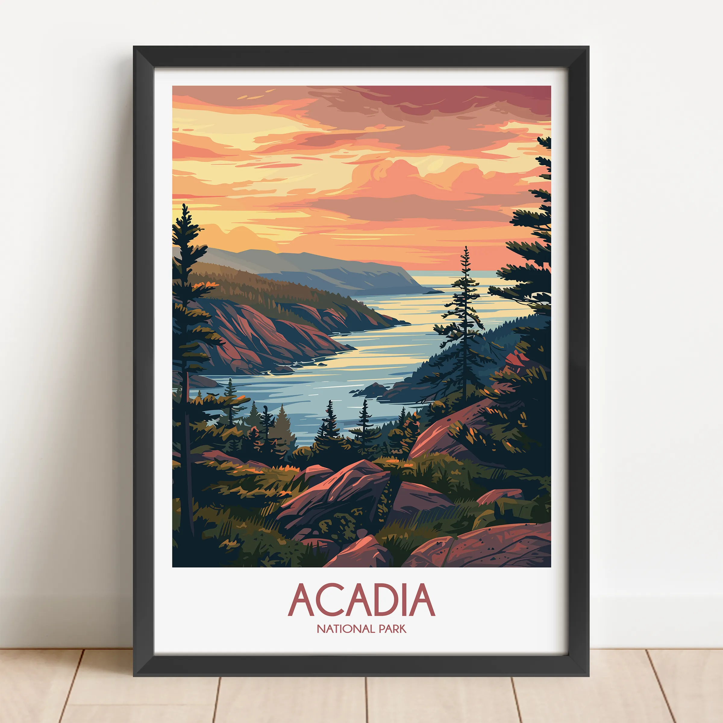 Acadia Souvenir Poster Print