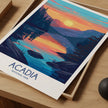 Acadia Vintage Style Print