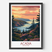 Acadia Vintage Style Print