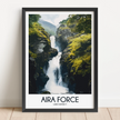 Aira Force Modern Travel Poster
