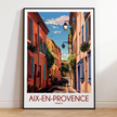 Aix-En-Provence Minimalist Wall Art