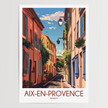 Aix-En-Provence Scenic Landscape Art