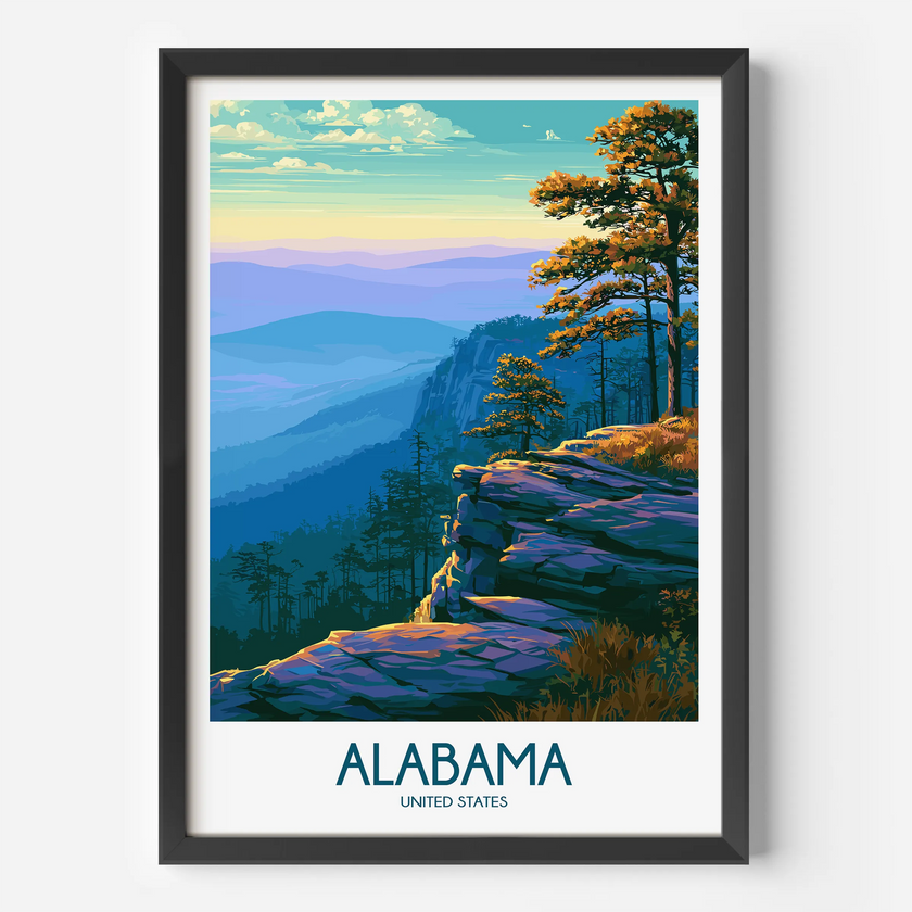 Alabama Destination Art Gift