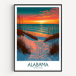 Alabama Destination Art Gift