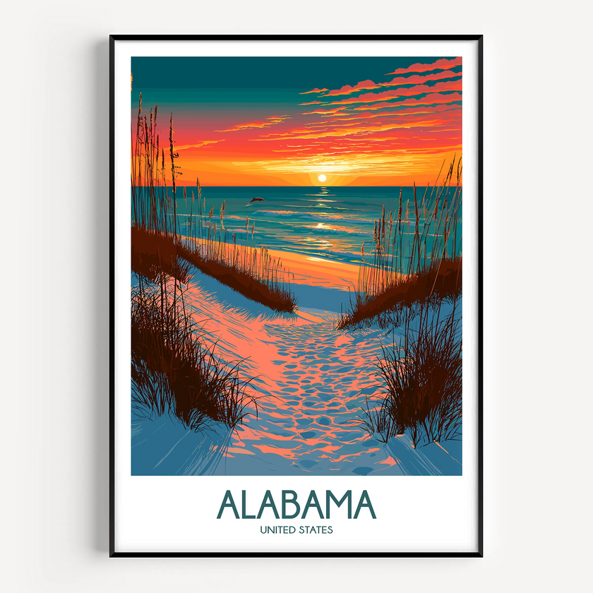 Alabama Destination Art Gift