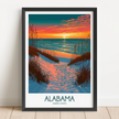 Alabama Souvenir Poster Print