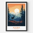 Alaska Minimalist Wall Art