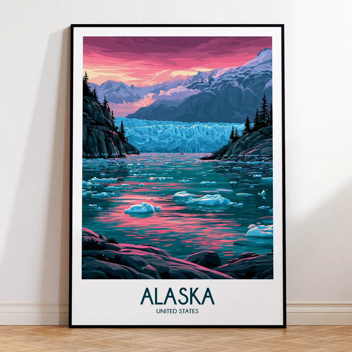 Alaska Minimalist Wall Art
