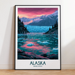 Alaska Minimalist Wall Art