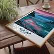 Alaska Retro Travel Illustration