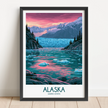 Alaska Scenic Landscape Art