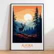 Alaska Scenic Landscape Art