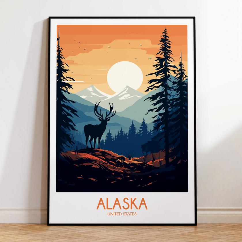 Alaska Scenic Landscape Art