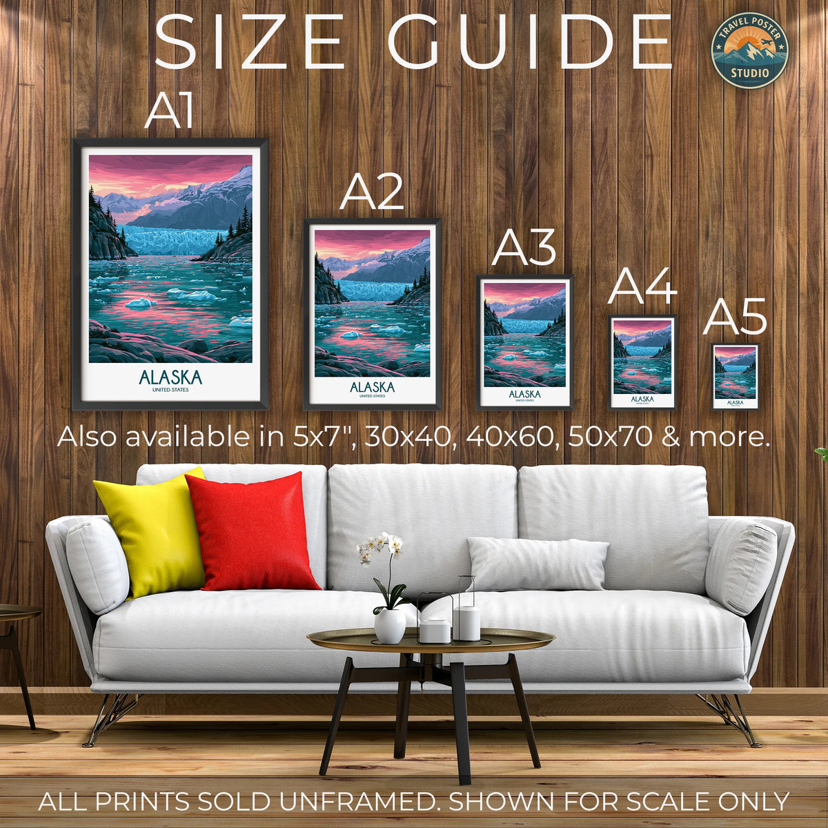Alaska Souvenir Poster Print