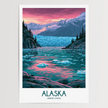 Alaska Vintage Style Print