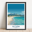 Alcudia Retro Travel Illustration