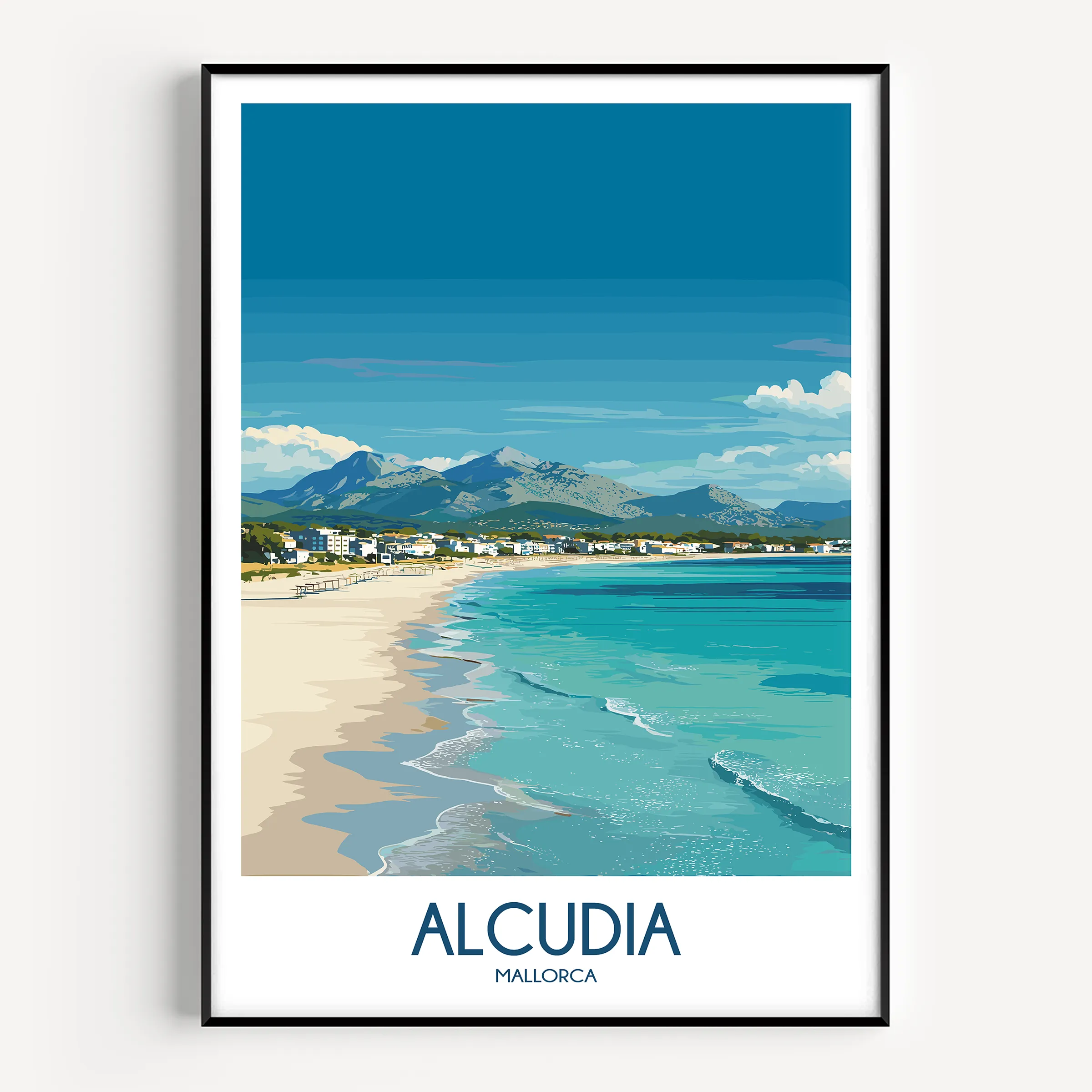 Alcudia Souvenir Poster Print