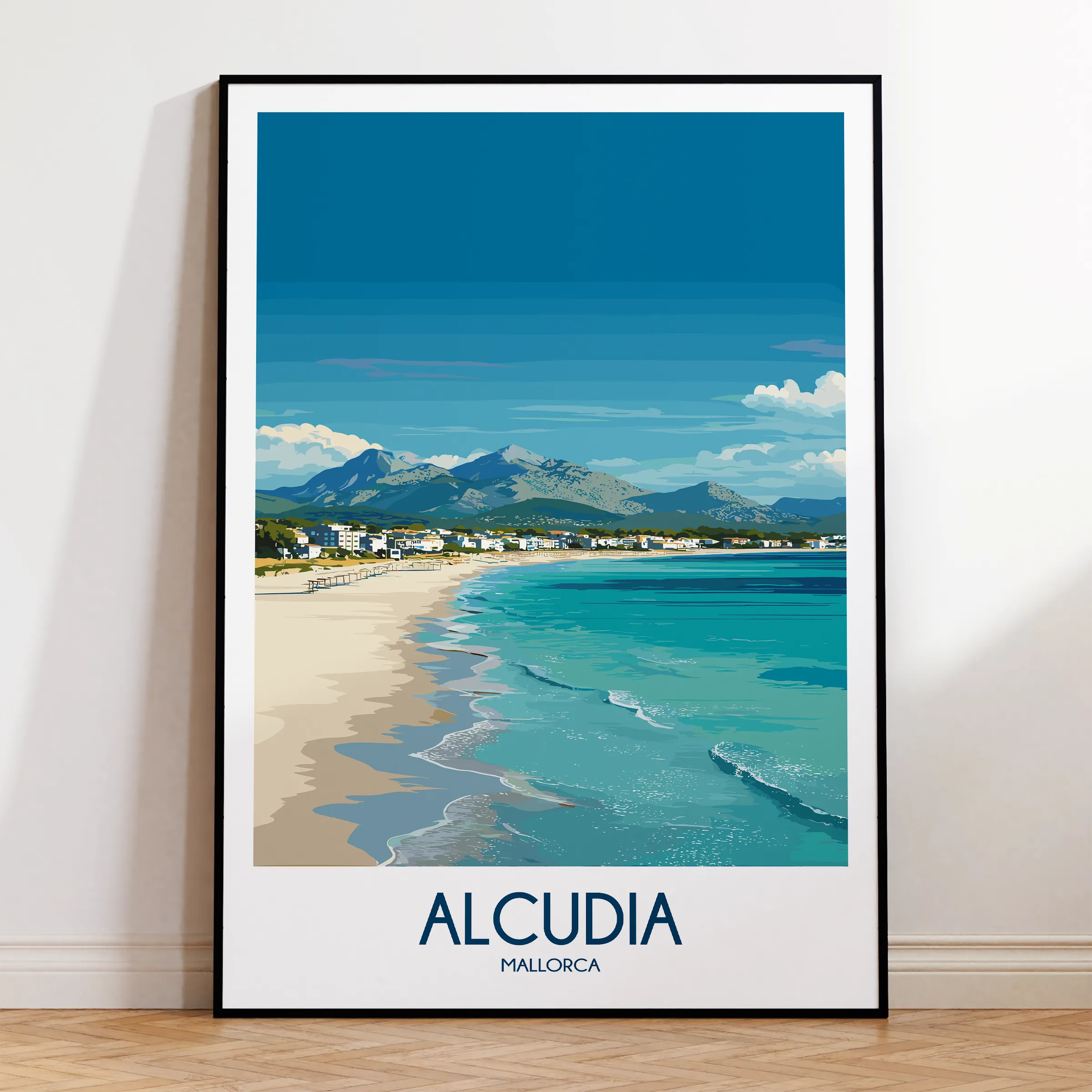 Alcudia Vintage Style Print