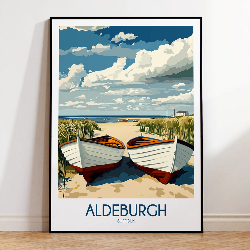 Aldeburgh Modern Travel Poster
