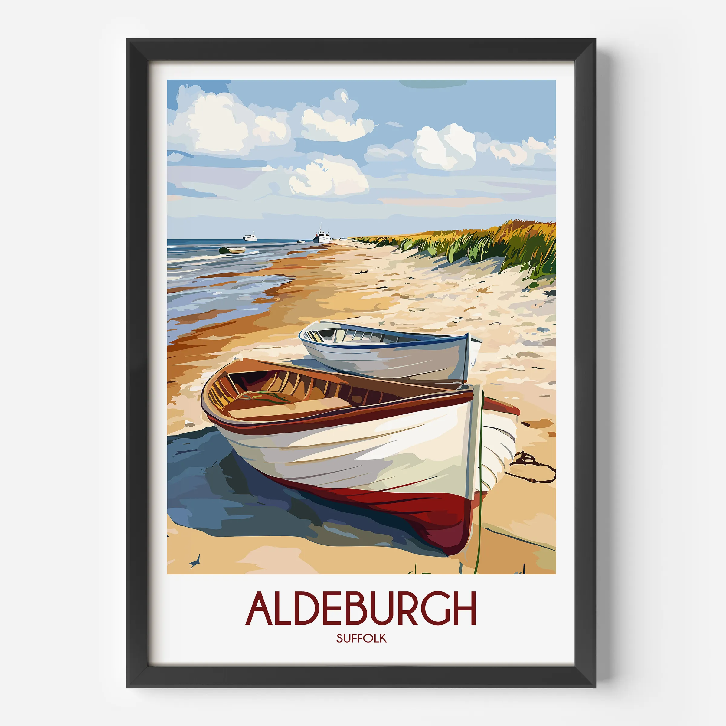 Aldeburgh Scenic Landscape Art