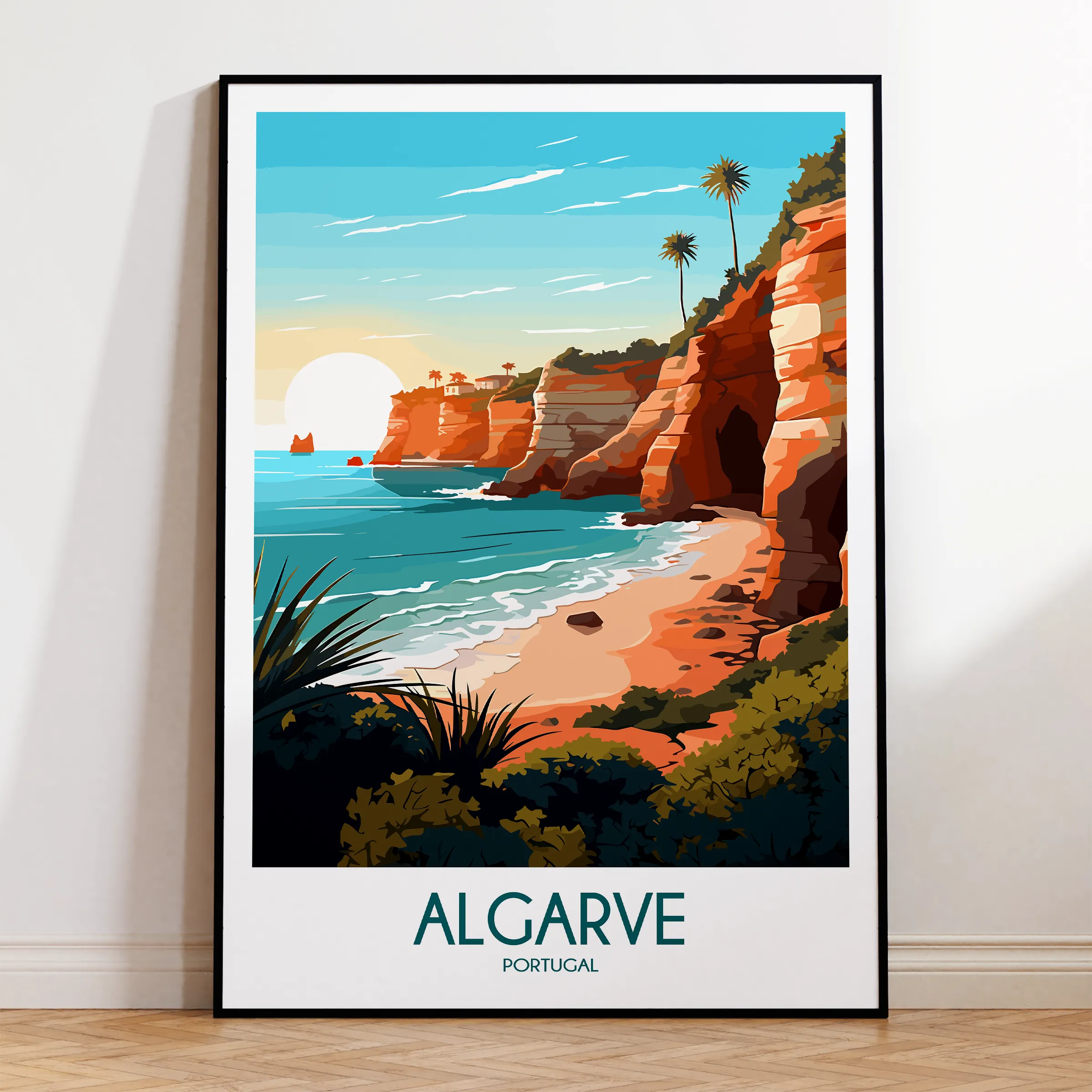 Algarve Modern Travel Poster