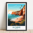 Algarve Retro Travel Illustration