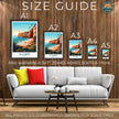 Algarve Vintage Style Print