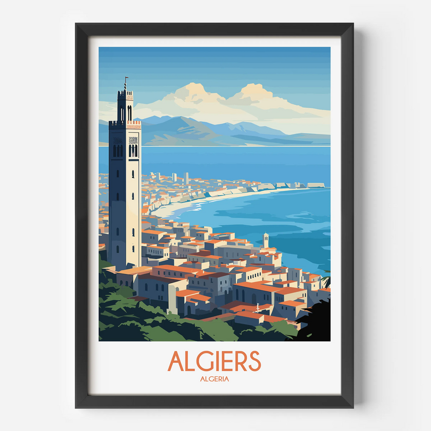Algiers Destination Art Gift