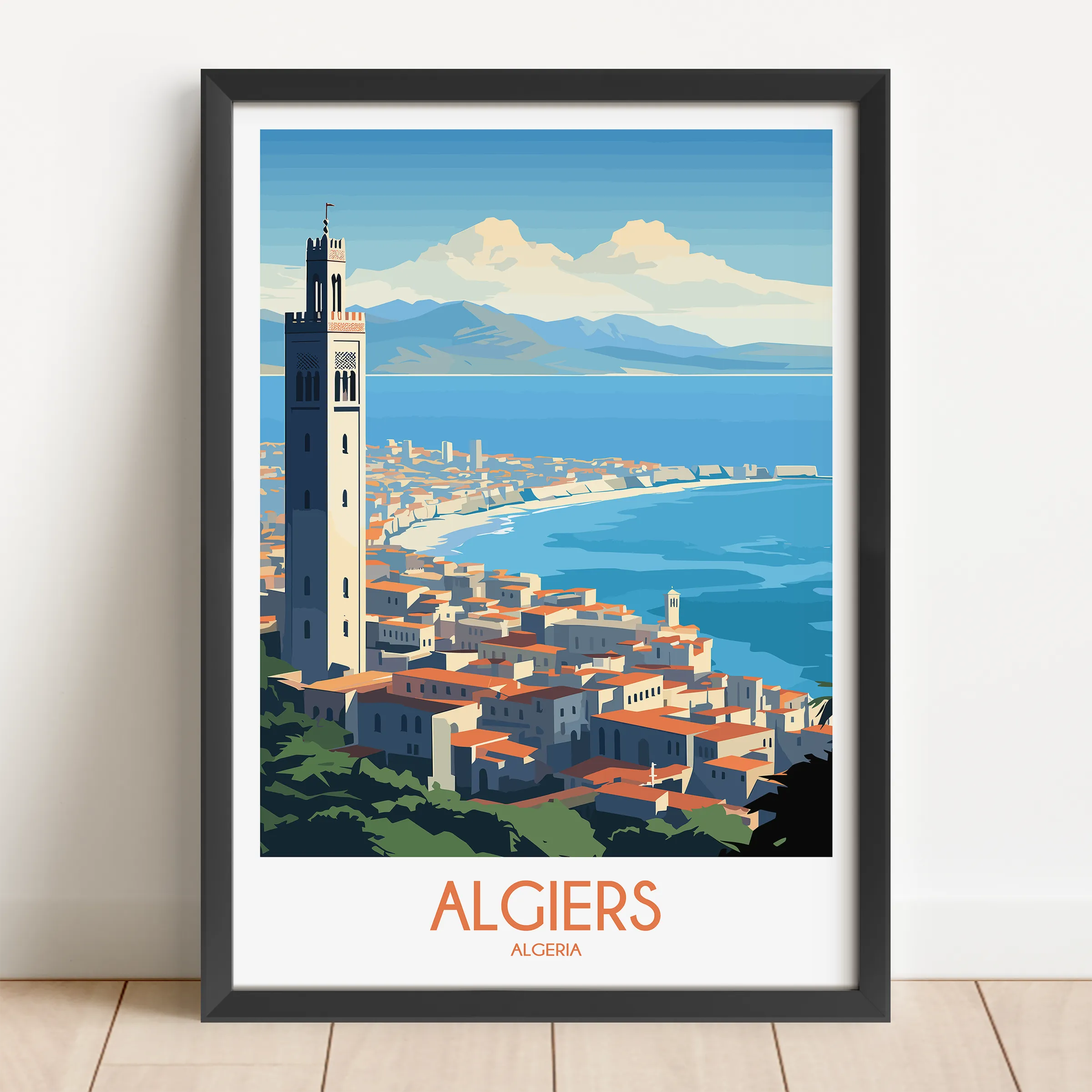 Algiers Minimalist Wall Art