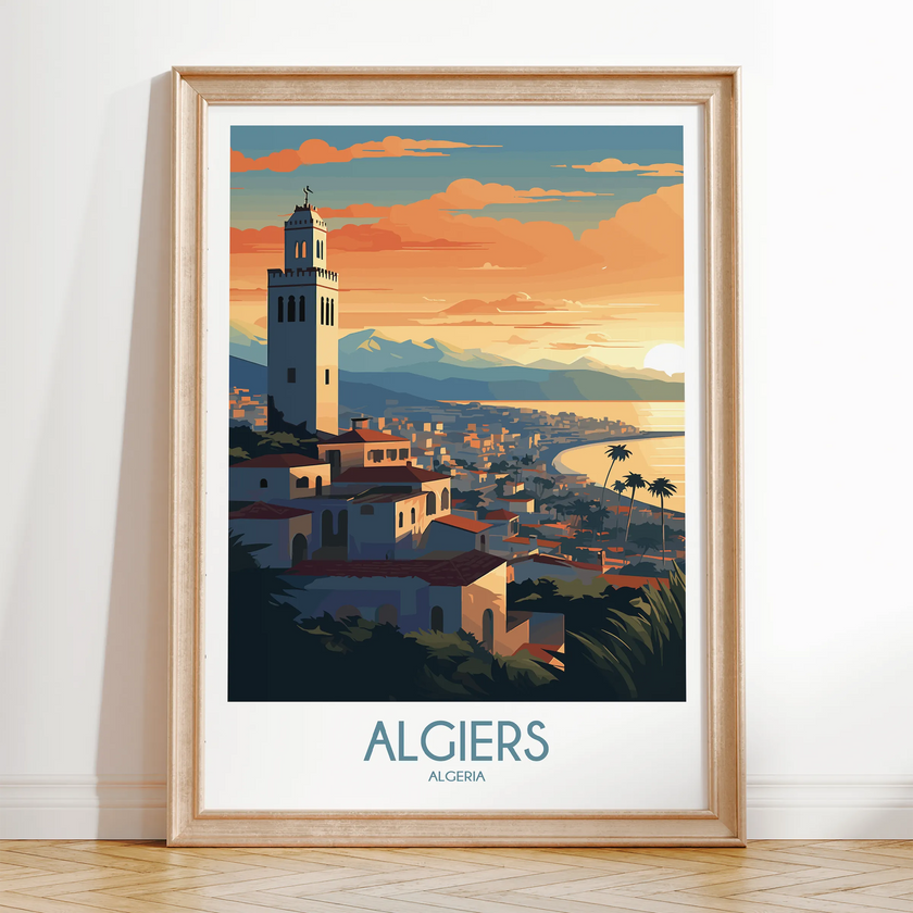 Algiers Scenic Landscape Art