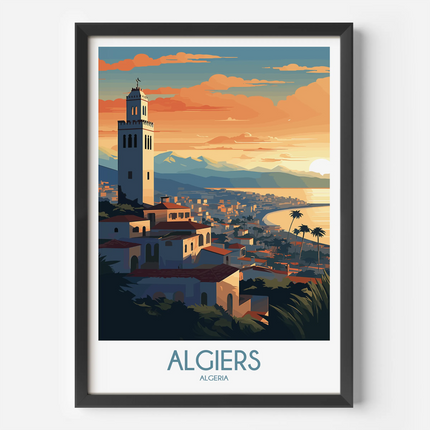 Algiers Souvenir Poster Print