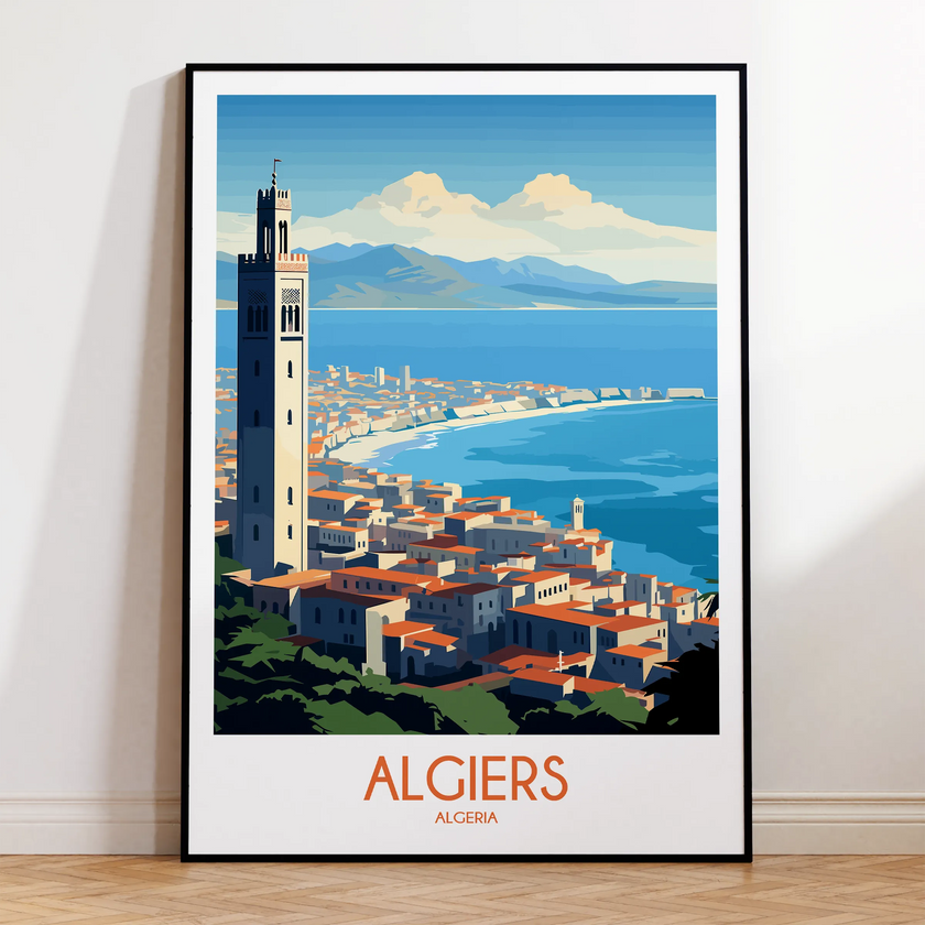 Algiers Souvenir Poster Print