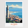 Algiers Vintage Style Print