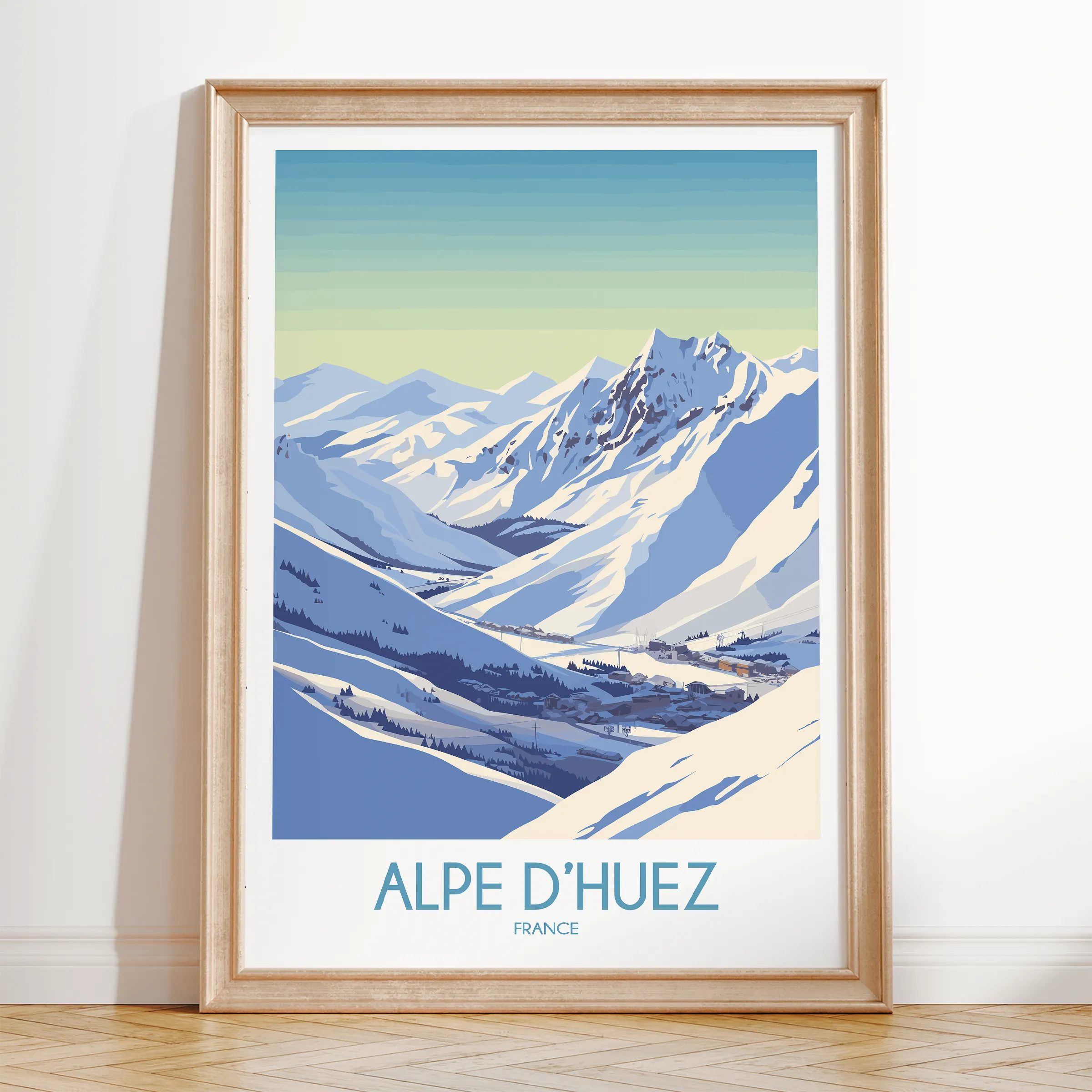 Alpe D'Huez Destination Art Gift
