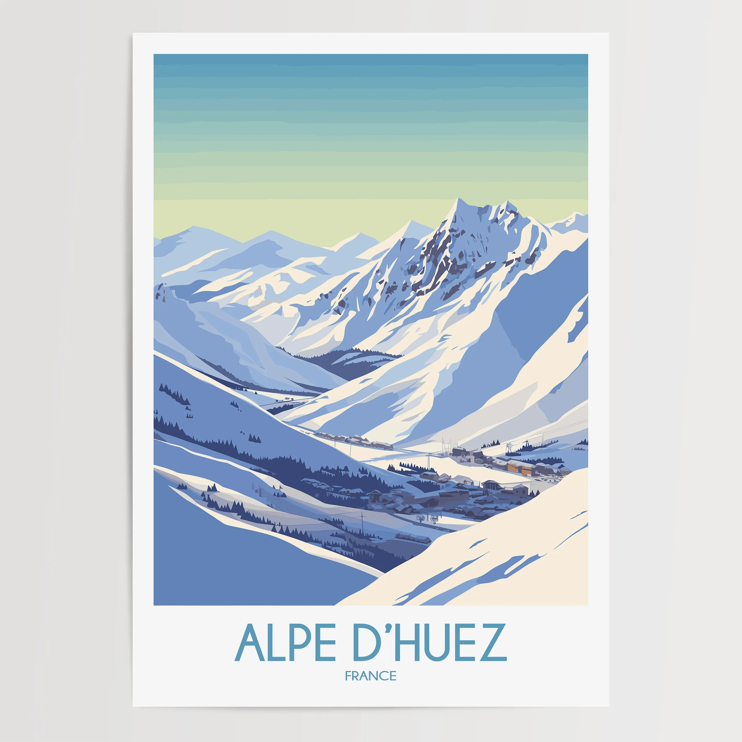 Alpe D'Huez Gallery Quality Print