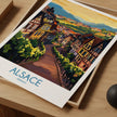 Alsace Destination Art Gift