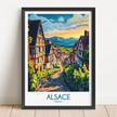 Alsace Destination Art Gift
