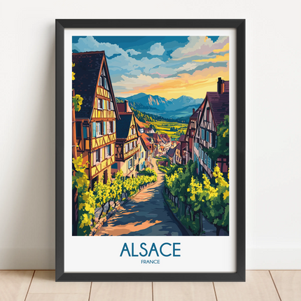 Alsace Destination Art Gift