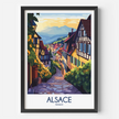 Alsace Destination Art Gift