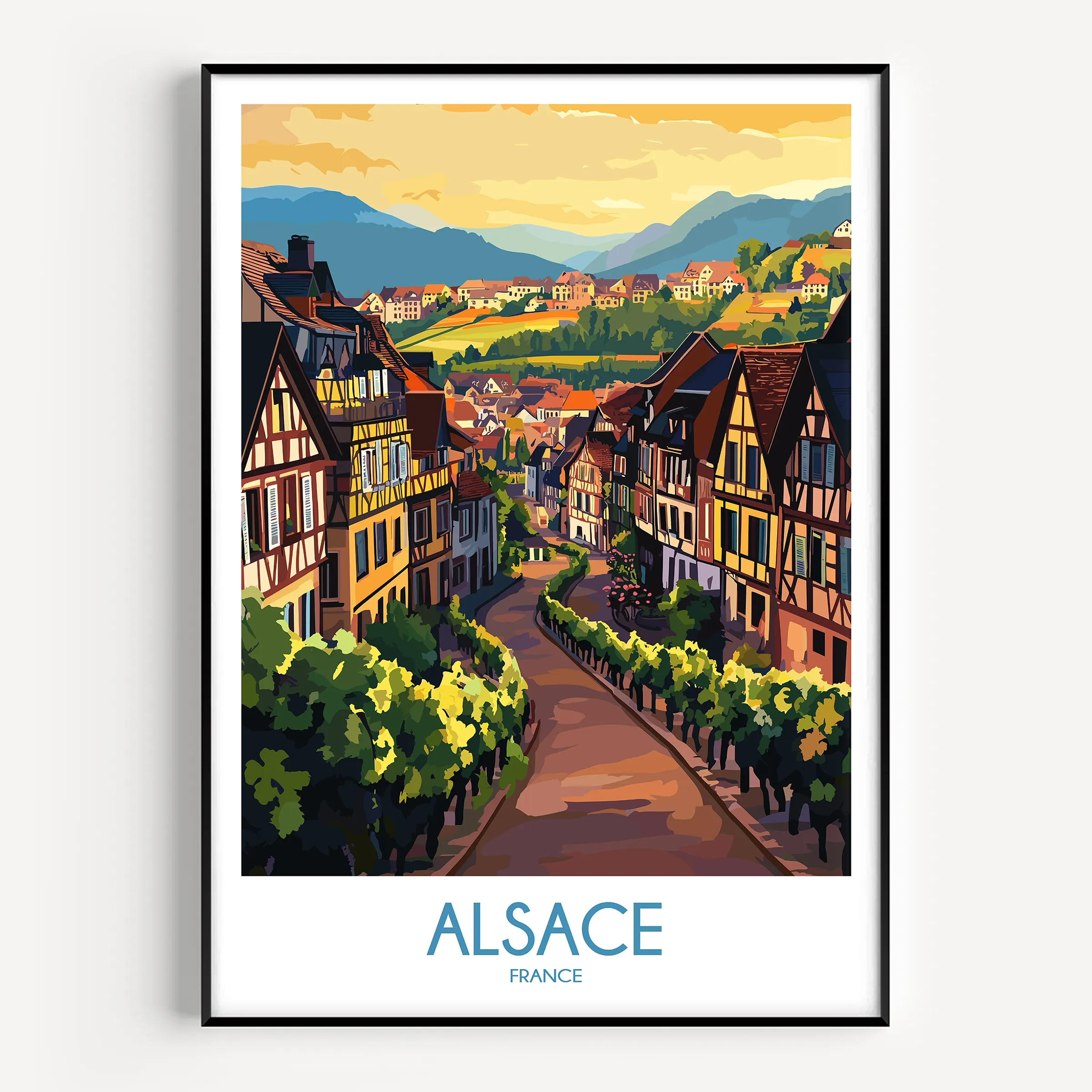 Alsace Minimalist Wall Art