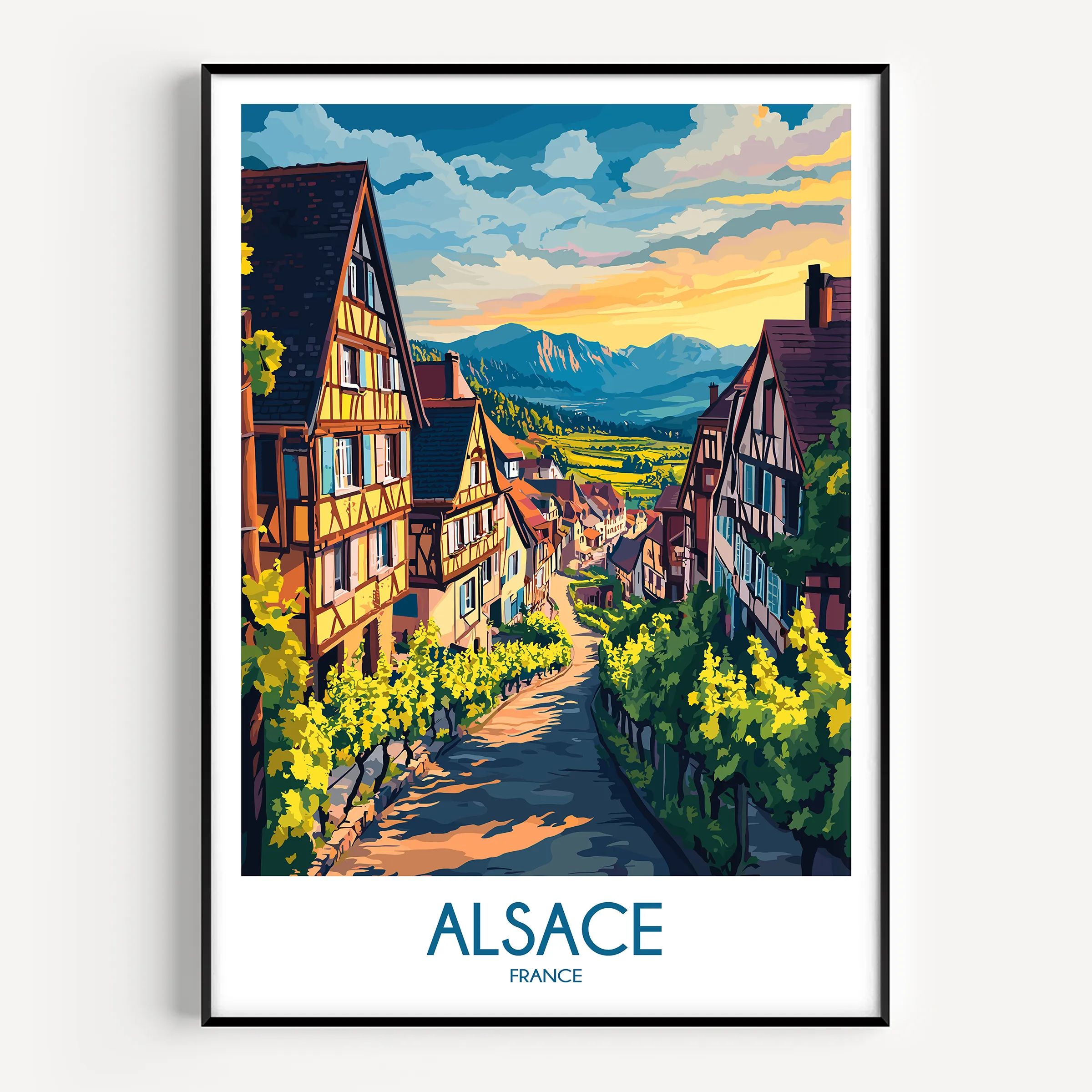 Alsace Minimalist Wall Art