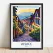 Alsace Scenic Landscape Art