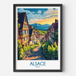 Alsace Scenic Landscape Art
