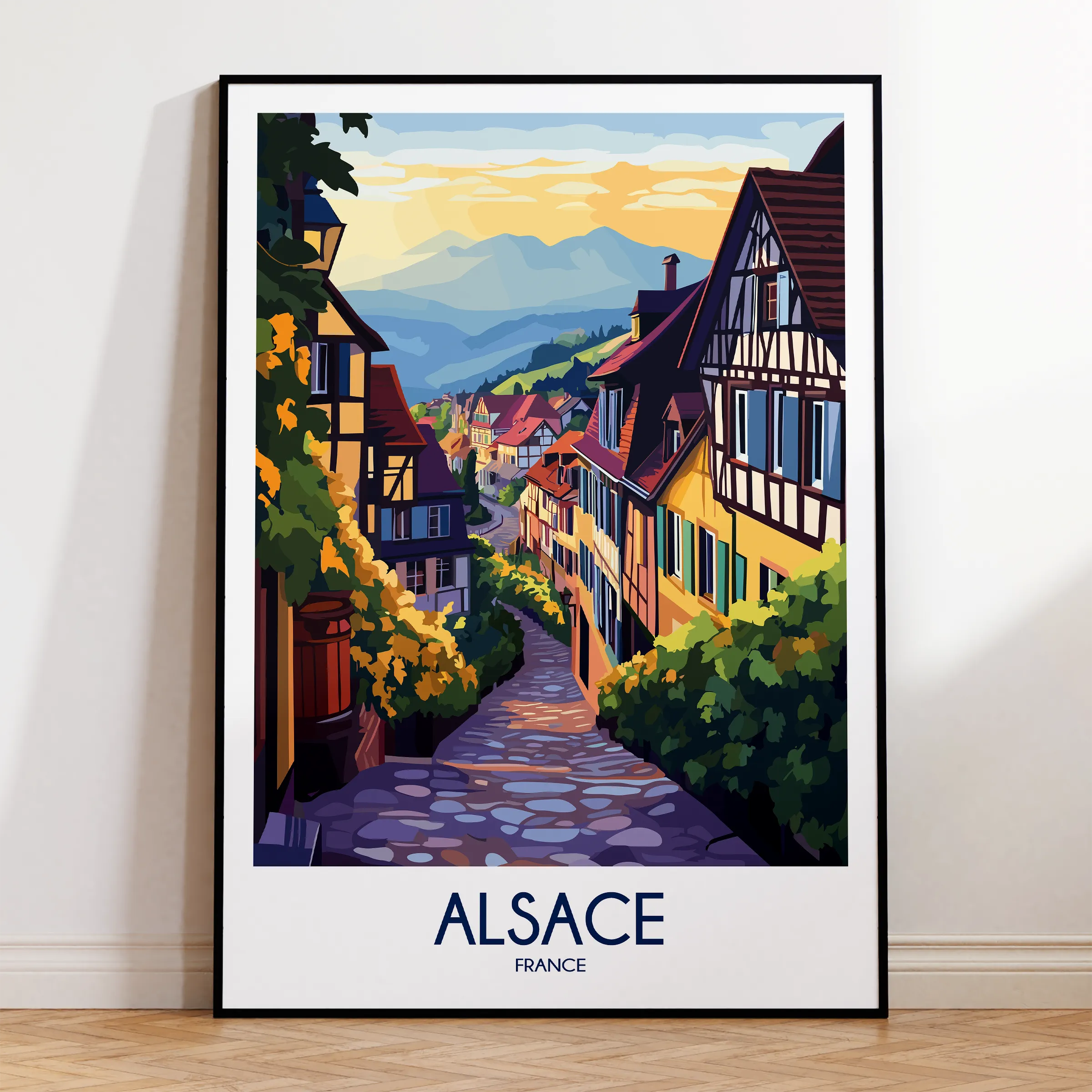 Alsace Souvenir Poster Print