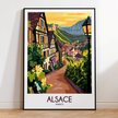 Alsace Souvenir Poster Print